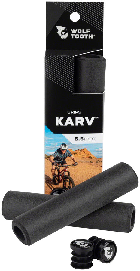 Load image into Gallery viewer, Wolf Tooth Karv Grips - Black
