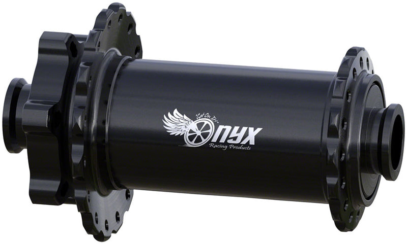 Load image into Gallery viewer, Onyx Vesper Front Hub - 15 x 110mm 6-Bolt Black 32H
