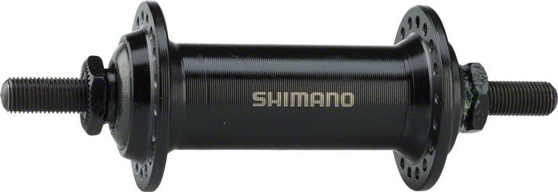 Load image into Gallery viewer, Shimano HB-TX500 Front Hub -9 x 1 x 100mm Rim Brake Black 36h
