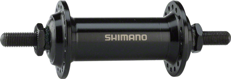 Load image into Gallery viewer, Shimano HB-TX500 Front Hub -9 x 1 x 100mm Rim Brake Black 32h
