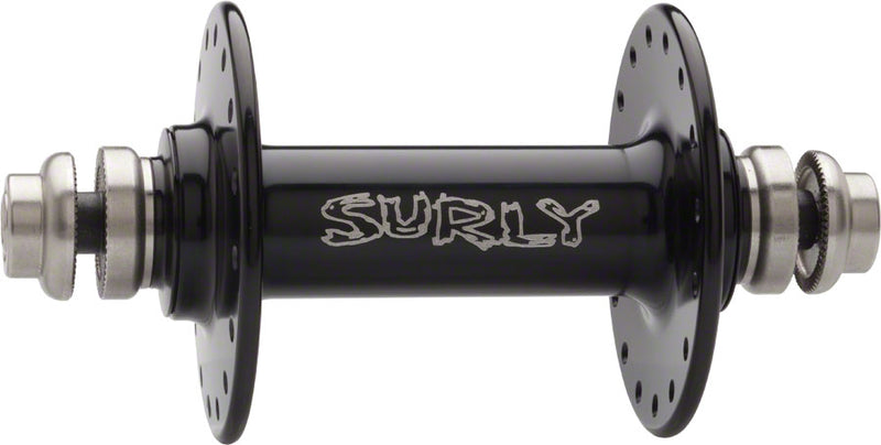 Load image into Gallery viewer, Surly Ultra New Non-Disc Front Hub - QR x 100mm Rim Brake Black 32h
