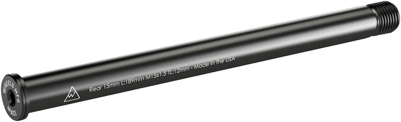 Load image into Gallery viewer, Wheels Manufacturing Front Thru Axle - M15 x 1.5 x 12 189mm
