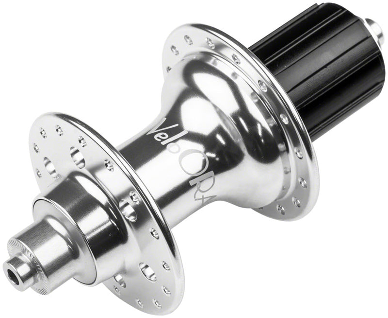 Load image into Gallery viewer, Velo Orange Rear Hub - QR x 130/135mm Rim Brake HG 11 Road Silver 36H
