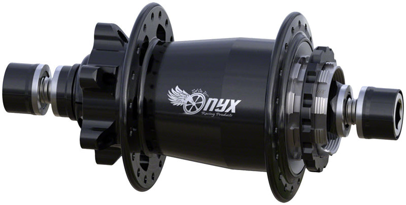 Load image into Gallery viewer, Onyx BMX Ultra Rear Hub - 3/8" 10 x 110mm 6-Bolt Black 36H
