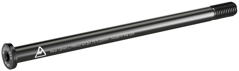 Load image into Gallery viewer, Wheels Manufacturing Rear Thru Axle - M12 x 1.75 x 22 199mm
