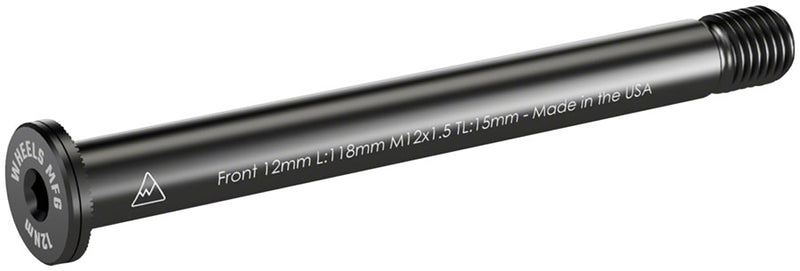 Load image into Gallery viewer, Wheels Manufacturing Front Thru Axle - M12 x 1.5 x 12 118mm

