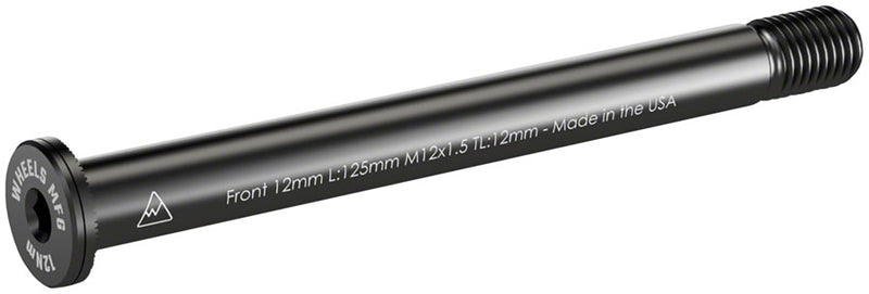 Load image into Gallery viewer, Wheels Manufacturing Front Thru Axle - M12 x 1.5 x 15 125mm
