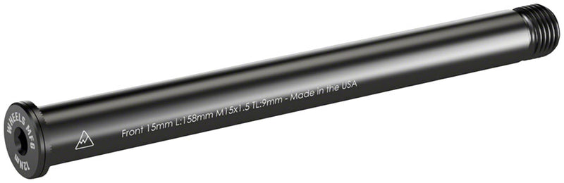 Load image into Gallery viewer, Wheels Manufacturing Front Thru Axle - M15 x 1.5 x 9 158mm
