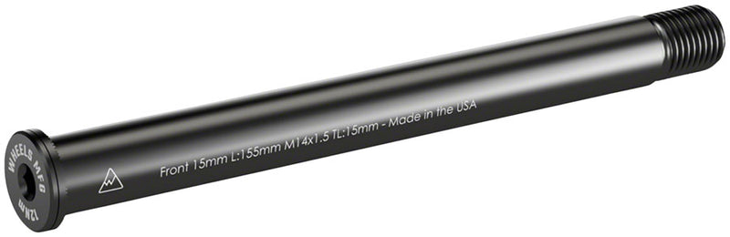 Load image into Gallery viewer, Wheels Manufacturing Front Thru Axle - M15 x 1.5 x 12 155mm
