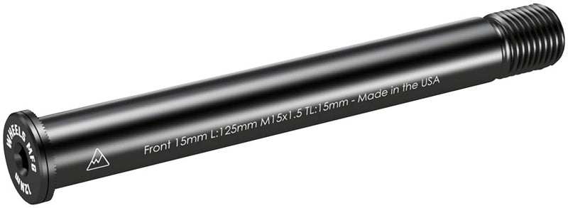 Load image into Gallery viewer, Wheels Manufacturing Front Thru Axle - M15 x 1.5 x 15  125mm
