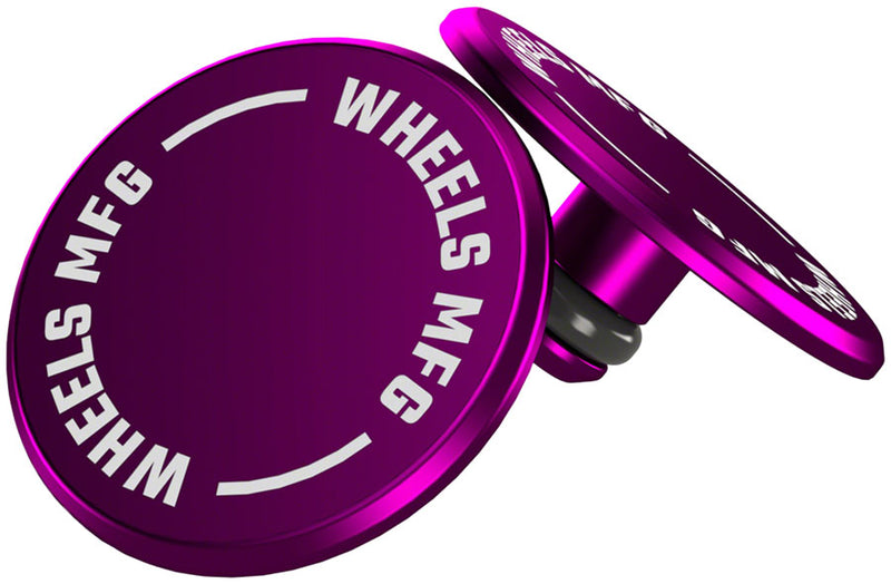Load image into Gallery viewer, Wheels Manufacturing Wheels Manufacturing Standard Thru Axle Cap Set - Purple

