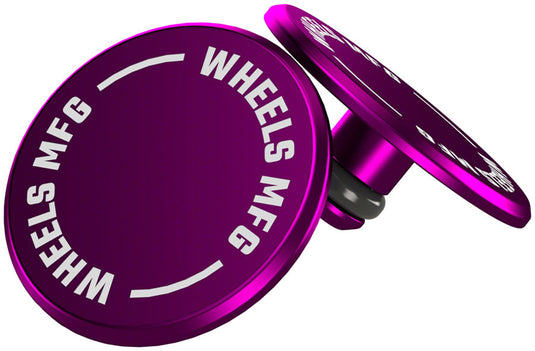 Wheels Manufacturing Wheels Manufacturing Standard Thru Axle Cap Set - Purple