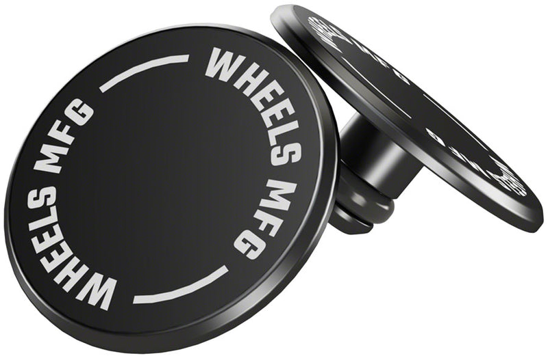 Load image into Gallery viewer, Wheels Manufacturing Wheels Manufacturing Standard Thru Axle Cap Set - Black
