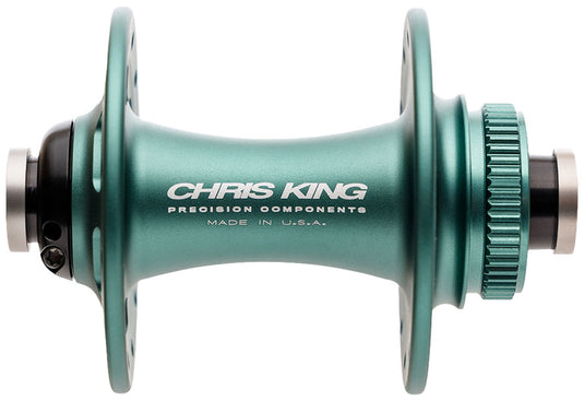 Chris King R45D Front Hub - 12 x 100mm Center-Lock Matte Jade 32H