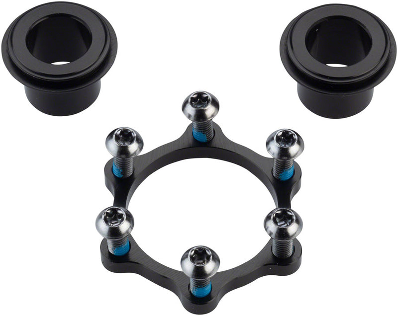 Load image into Gallery viewer, MRP Better Boost Endcap Kit - Converts 15mm x 100mm to Boost 15mm x 110mm - fits Stan's Neo 6-bolt
