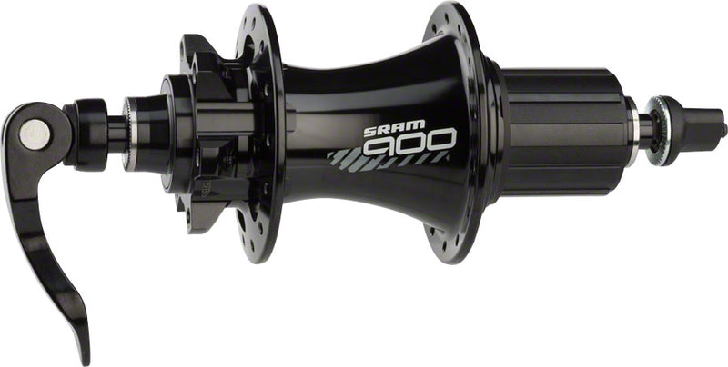 Load image into Gallery viewer, SRAM 900 Rear Hub - QR x 135mm/12 x 142mm 6-Bolt HG 11 Road Black 28H
