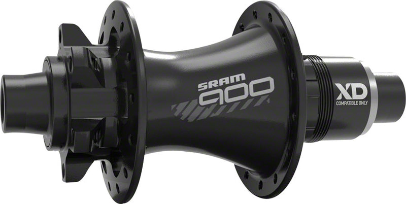 Load image into Gallery viewer, SRAM 900 Rear Hub - QR x 135mm/12 x 142mm 6-Bolt XDR Black 28H
