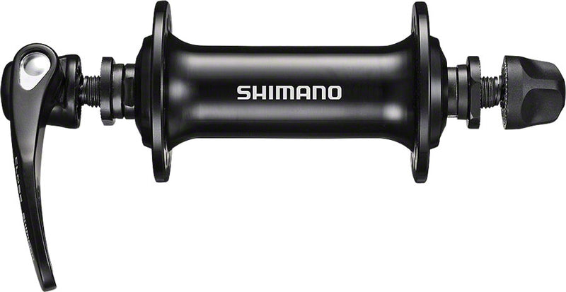 Load image into Gallery viewer, Shimano HB-RS400 Front Hub - QR x 100mm Rim Brake Black 36h
