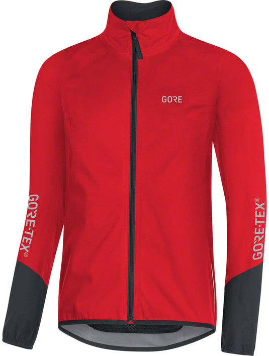 Gorewear C5 Gore Tex Active Jacket - Red/Black Mens Small