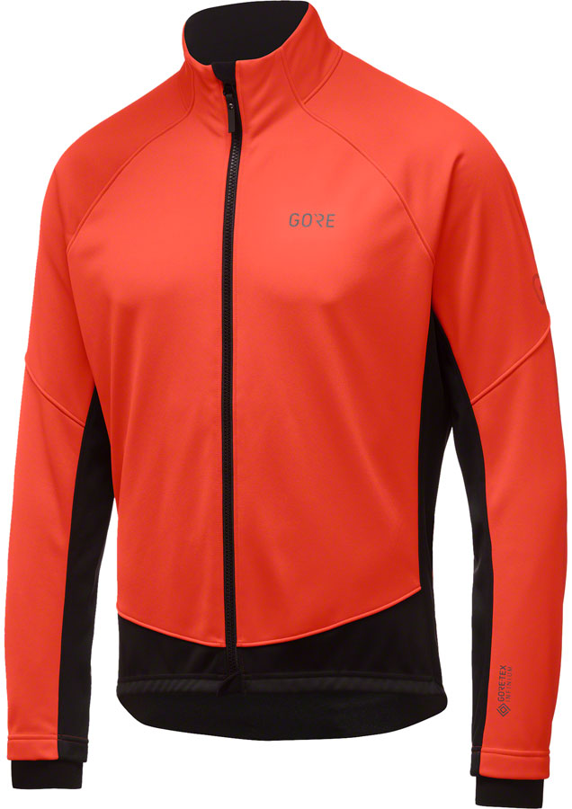 Load image into Gallery viewer, Gorewear C3 Gore Tex Infinium Thermo Jacket - Fireball/Black Mens Small
