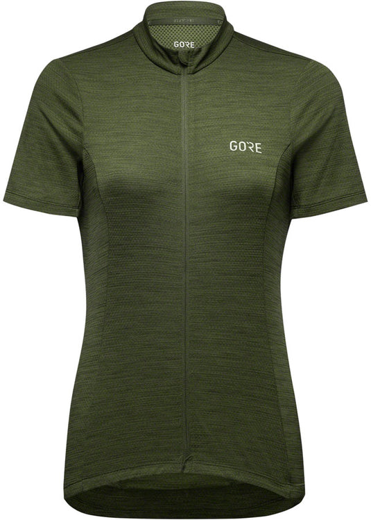Gorewear C3 Jersey - Utility Green Womens Large 12-14