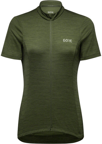 Gorewear C3 Jersey - Utility Green Womens Medium 8-10