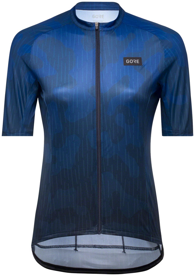 Load image into Gallery viewer, Gorewear Rain Camo Jersey - Women's Blue Large
