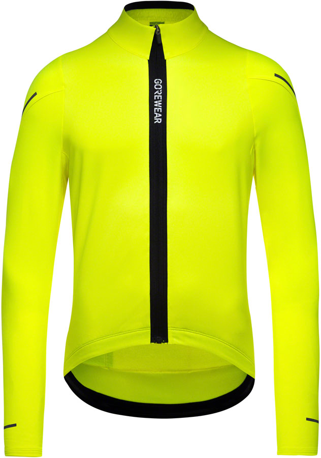 Load image into Gallery viewer, Gorewear Spinshift Thermo Long Sleeve Jersey - Yellow Men's Large/X-Large
