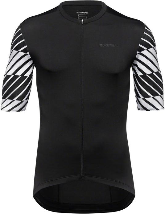 Gorewear Swiftride Optical Jersey - Black/White Men's Large