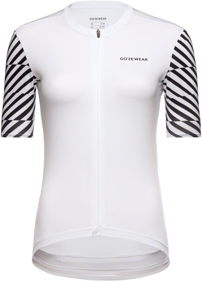 Load image into Gallery viewer, Gorewear Swiftride Optical Jersey - White/Black Women's Large
