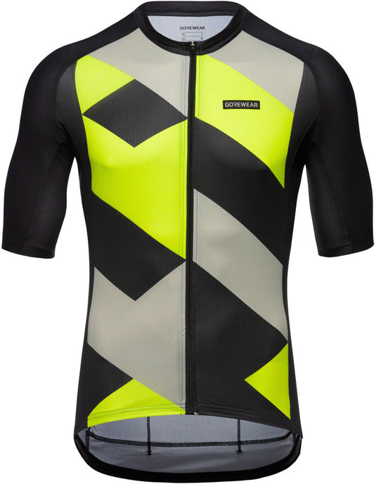 Gorewear Spirit Signal Jersey - Black/Yellow Men's Large