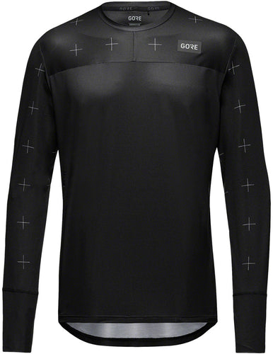 GORE Trail KPR Daily Jersey - Long Sleeve Black Mens Large