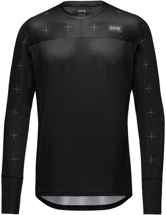 GORE Trail KPR Daily Jersey - Long Sleeve Black Mens Large