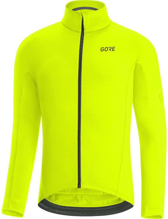 GORE C3 Thermo Jersey - Neon Yellow Mens Small