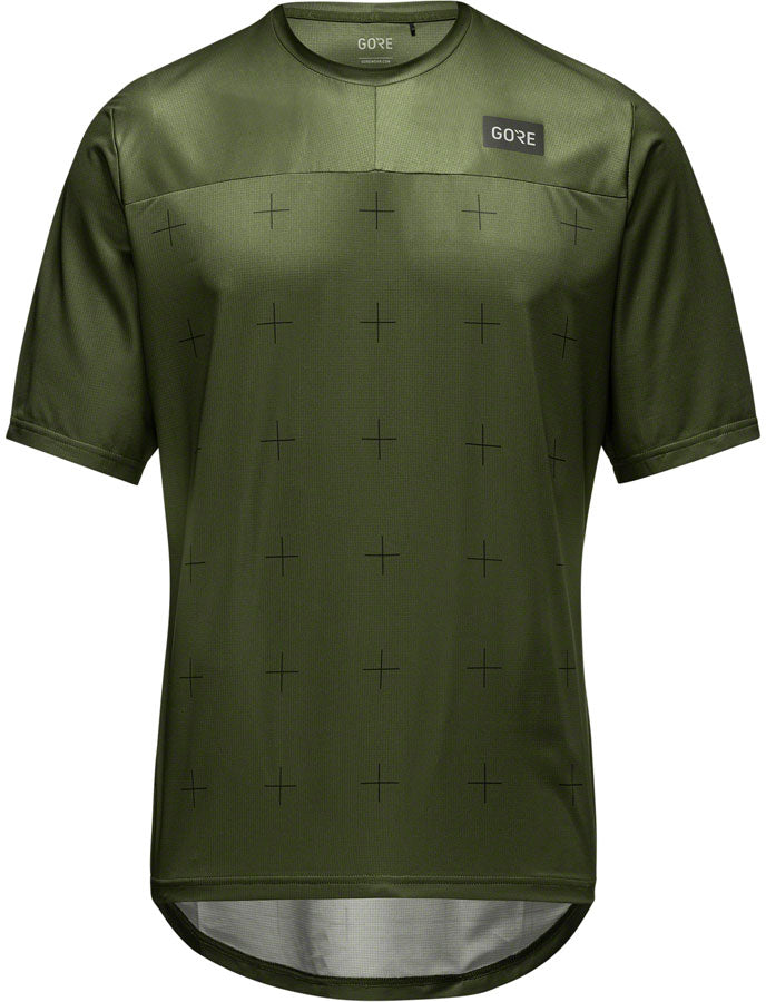 Load image into Gallery viewer, GORE Trail KPR Daily Jersey - Utility Green Mens Small
