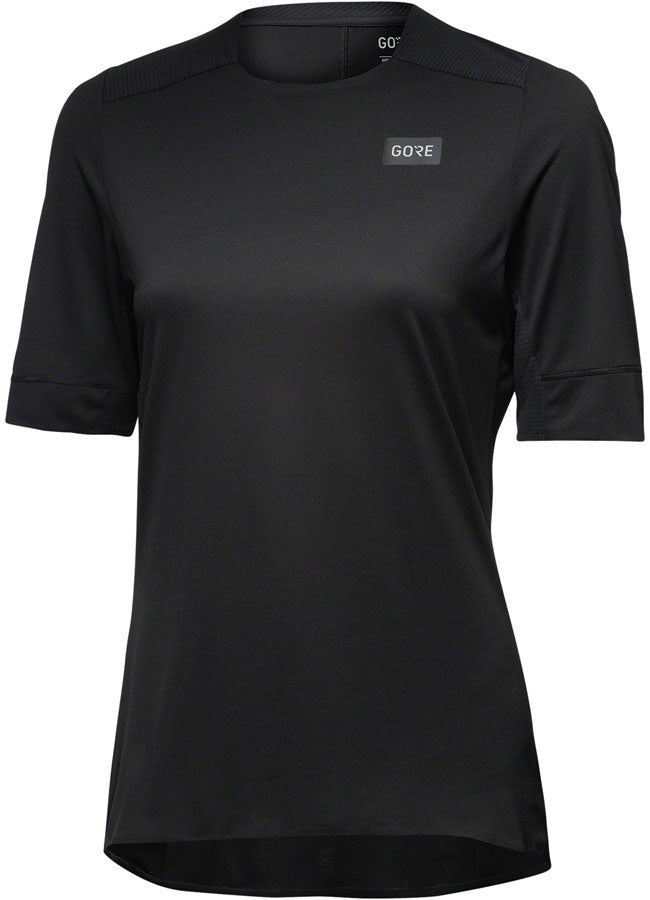 Load image into Gallery viewer, Gorewear Trail KPR Tech Jersey - Black Women's Small
