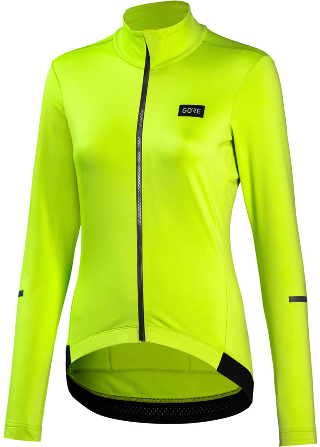 Load image into Gallery viewer, Gorewear Progress Thermo Jersey - Neon Yellow Women's Large
