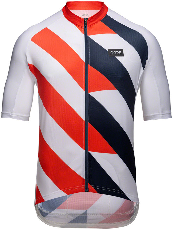 Load image into Gallery viewer, GORE Signal Jersey - White/Fireball Mens X-Large
