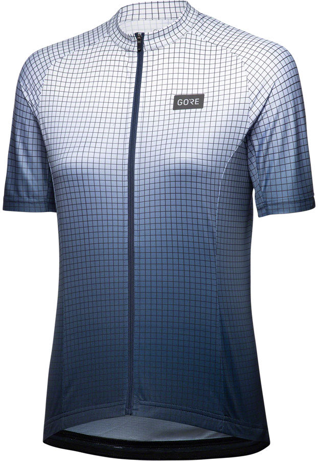 Load image into Gallery viewer, GORE Grid Fade Jersey - Orbit Blue/White Womens Small
