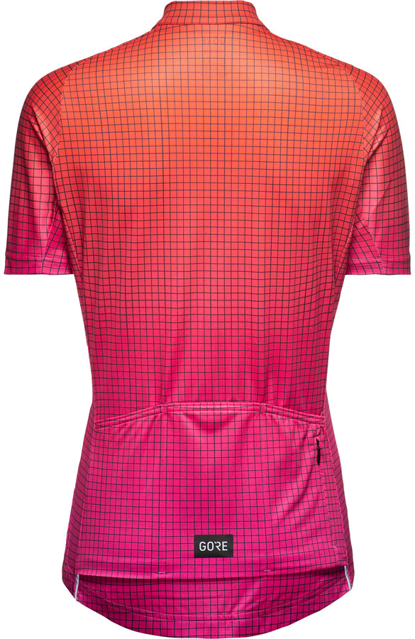 Load image into Gallery viewer, GORE Grid Fade Jersey - Process Pink/Fireball Womens Small
