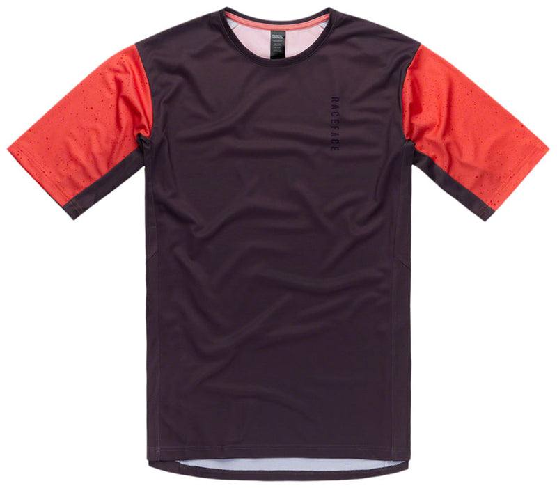 Load image into Gallery viewer, RaceFace Indy Jersey - Short Sleeve Men's Coral Small
