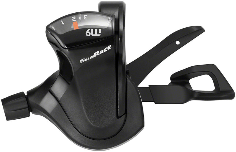 Load image into Gallery viewer, SunRace M903 Trigger Shifter - Left 3-Speed Black
