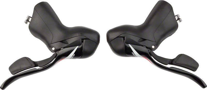 Load image into Gallery viewer, microSHIFT R10 Drop Bar Shift Lever Set - 2 x 10-Speed Shimano Compatible BLK

