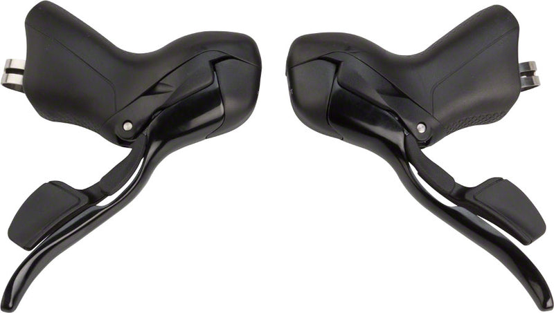 Load image into Gallery viewer, microSHIFT R7 Drop Bar Shift Lever Set - 3 x 7-Speed Shimano Compatible BLK

