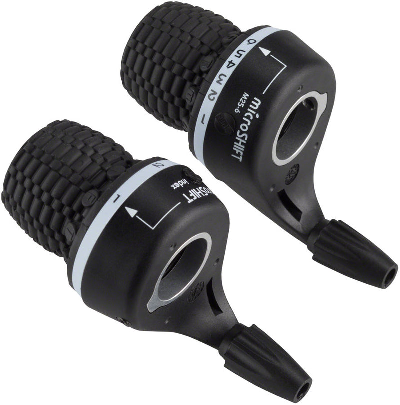 Load image into Gallery viewer, microSHIFT MS25-6 Twist Shifter Set 6-Speed Triple Shimano Compatible
