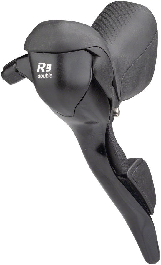 Load image into Gallery viewer, microSHIFT R9 Left Drop Bar Shift Lever - Double Shimano Compatible Black
