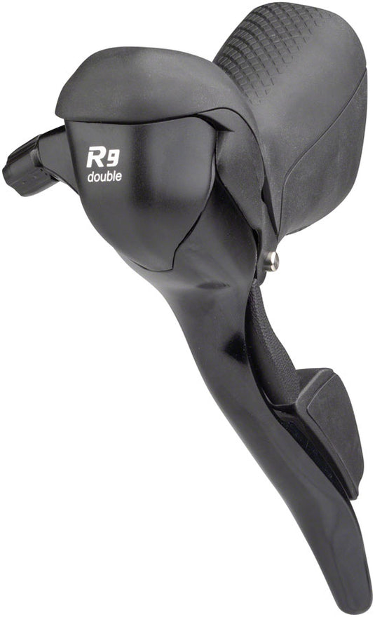 microSHIFT R9 Left Drop Bar Shift Lever - Double Shimano Compatible Black