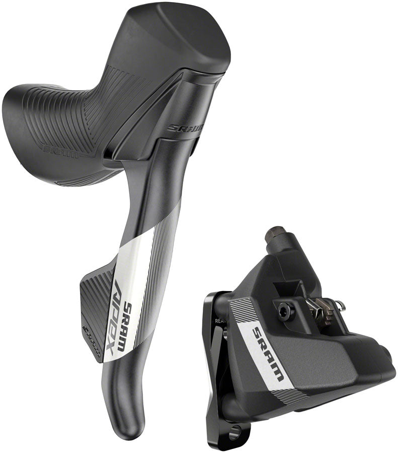 Load image into Gallery viewer, SRAM Apex AXS eTap Shift/Brake Lever Hydraulic Disc Brake Caliper - Right/Rear 12-Speed Flat Mount 20mm Offset BLK D1
