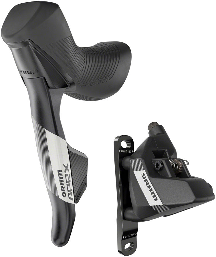 Load image into Gallery viewer, SRAM Apex AXS eTap Shift/Brake Lever Hydraulic Disc Brake Caliper - Left/Front 12-Speed Flat Mount 20mm Offset BLK D1
