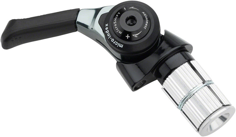 Load image into Gallery viewer, microSHIFT Left Bar End Road Shifter - Double/Triple Friction Shimano Compatible
